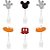 Festa Mickey Mouse - Garfo para Sobremesa com Aplique Mickey Mouse - 06 Un - Imagem 1
