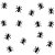 Aplique Artesanal Formiguinhas P - 15 Un - Imagem 1