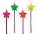 Vela Estrela Color - 04 Un - Imagem 2