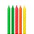 Vela Palito Espiral Neon - 10 Un - Imagem 1