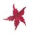 Poinsettia de Veludo Vermelho - 1 Un - Imagem 2