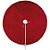 Saia para Árvore de Natal - Arabesco (120cm) Vermelho - Imagem 1
