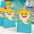 Festa Baby Shark - Sacola com Fechamento P 10 Un - Imagem 3