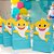 Festa Baby Shark - Sacola com Fechamento P 10 Un - Imagem 2