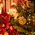 Bola de Natal com Arabesco Vazada Ouro 6cm - 8 Un - Imagem 2