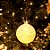 Iluminação de Natal - Bola com Lantejoulas com Led Branco 10cm - 4 Un - Imagem 3