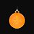 Iluminação de Natal - Bola com Lantejoulas com Led Branco 8cm - 6 Un - Imagem 1