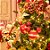 Natal Disney - Bola Listras e Poá com Glitter Vermelho e Ouro 10cm - 2 Un - Imagem 6