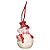 Boneco de Neve com Led Vermelho e Branco - 1 Un - Imagem 1