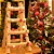 Pisca Pisca  com 15 Leds Pompons Vermelho 1,65cm 2 Pilha AA - 1 Un - Imagem 3