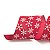 Fita de Natal Floco de Neve Vermelho e Branco 3,8cm - 1 Un - Imagem 4