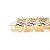 Fita de Natal Voal Missoni Ouro 3,8cm - 1 Un - Imagem 1