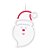 Luminoso Noel com 1 Led Vermelho e Branco 2 AA - Imagem 1