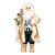 Noel Decorativo com Bolas Rosa Tamanho G - Imagem 1