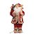 Boneco de Papai Noel em Pé com Casaco Vermelho e Bege de 65cm - Imagem 1