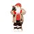 Boneco de Papai Noel Rústico com Lanterna Vermelho e Bege de 65cm - Imagem 1