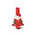 Prendedor Noel 2D Vermelho (Mini Adesivos e Prendedores) - 12 Jogos com 6 Peças - Imagem 1