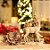 Rena de Natal com Passarinhos e Pinheiro Cinza 20cm - Imagem 1