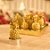 Vela Abacaxi Tealight Ouro - 6 Peças - Imagem 1