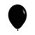Balão Látex Fashion Preto 12" / 30cm - 50 Un - Imagem 1