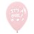 Balão Látex Impressão 2 Lados Fashion It'S A Girl Rosa 12" / 30cm - 50 Un - Imagem 1