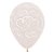 Balão Látex Impressão 360 Cristal Corações Cruzados 12" / 30cm - 12 Un - Imagem 1
