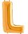 Balão Metalizado Letra L Ouro 40'' / 101cm - Imagem 1