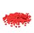 Confete Metálico Coração Vermelho 2 cm - 100 Gramas - Imagem 1