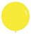 Balão Gigante Látex Fashion Amarelo 24" / 60cm - 3 Un - Imagem 1