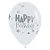 Balão Gigante Látex Impressão 360 Cristal Happy Birthday Fantasia 24" / 60cm - 3 Un - Imagem 2