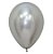 Balão Látex Reflex Prata 5" / 13cm - 50 Un - Imagem 1