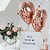 Balão Metalizado Holográfico Coração Rose Gold 18" / 45cm - Imagem 1