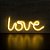 Silhueta de Led Love Branco 36,5x2x13,5 - Imagem 1
