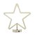 Silhueta de Led Estrela Branca 28,5x10x30,5 - Imagem 1