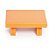 Mini Bandeja Quadrada Laranja 12x12x4,5 - Imagem 1