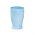 Cachepot Floral Azul Claro 8x8x11,8 - 1 Unidade - Imagem 1