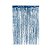 Cortina Decorativa Metalizada Azul Escuro - Imagem 1