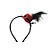 Acessório Tiara Chapéu com Penas Vermelho - Imagem 1