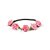 Acessório Tiara com Elastico Floral Rosa - Imagem 1