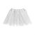 Saia de Tule Branco com Glitter Infantil - Imagem 1