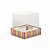 Caixa Cupcake com Visor Colorido 9x9x9 - 6 Un - Imagem 1