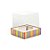 Caixa Mini Cupcake com Visor Colorido 5,5x5,5x5,5 - Pacotes com 6 Unidades - Imagem 1