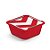 Marmitinha Classica Vermelho 5,5x5,5x3 - 12 Un - Imagem 1