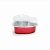 Marmitinha Coração com Tampa Vermelho 100 ml 8,8x8,8x3 - 12 Un - Imagem 1