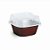 Marmitinha Quadrado com Tampa Marrom 100 ml 7,5x7,5x3,3 - 12 Un - Imagem 1