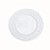 Linha Premium Prato Branco com Detalhe Prata 18 cm - 6 Un - Imagem 1