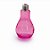 Lâmpada de Vidro para Bebida Rosa 200ml - COM FURO NA TAMPA - Imagem 1
