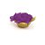 Forminhas para Doces Flores com Folhas Ameixa - 40 Un - Imagem 1