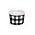 Copinho para Doces com Tampa xadrez Preto 100 ml - 8 Un - Imagem 1