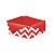 Forminhas para Doces Toalhinha Missoni Vermelho - 24 Un - Imagem 1